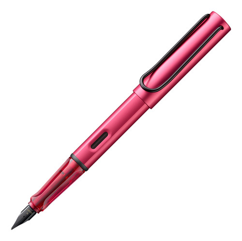 Pluma Lamy Al-star Fiery Ef Tinta Azul Exterior Rojo
