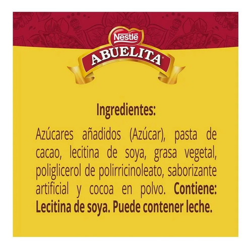 Chocolate Para Mesa Nestlé Abuelita Original 180 G 3 Pzas