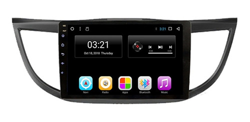 Auto Radio Android Honda Crv 2012-2017 1gb + 16gb