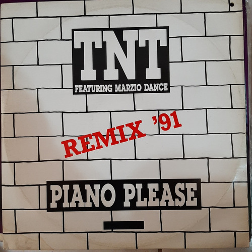 Vinilo Tnt Marzio Dance Piano Please Remix 91 Eviva D2