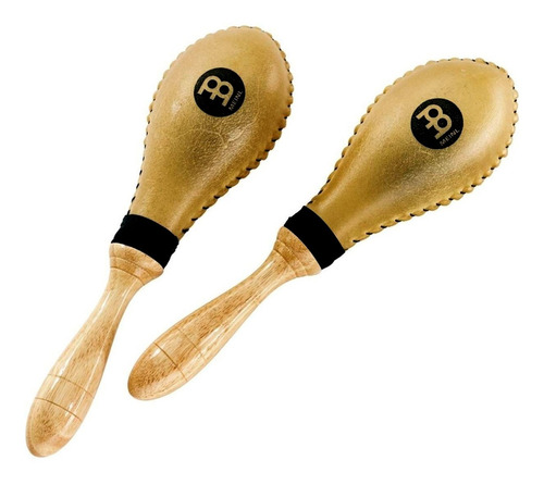 Maracas Percusion Meinl Msm3 Mango De Madera X Par 