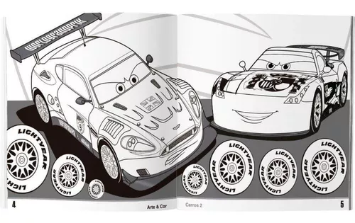 Livro para colorir infantil Arte Carros 520204 Culturama PT 1 UN - Artes &  Pintura - Kalunga