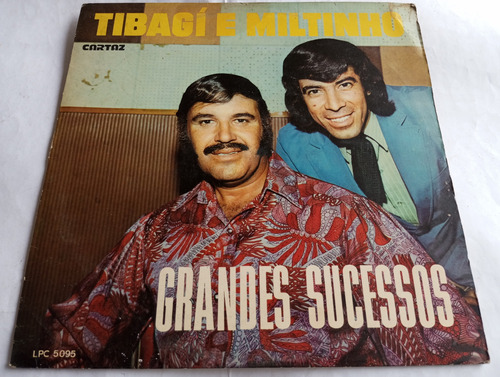 Lp Tibagí E Miltinho Grandes Sucessos 1973