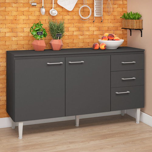 Mueble Base Opie Grafito 140 Cm Favatex
