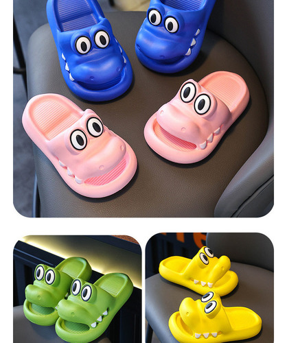 Lindas Pantuflas De Cocodrilo Para Padres E Hijos.