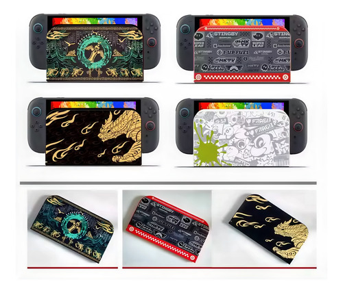 Funda Protectora Para Dock Compatible Con Nintendo Switch 2 Rojo