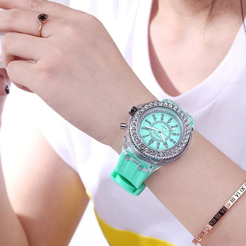 Blue - Glowing In The Dark Unique Led Watches For Children