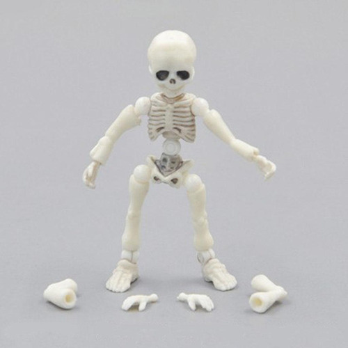 De Acción De Muñeca Esquelética En Miniatura De 5,4 Cm,