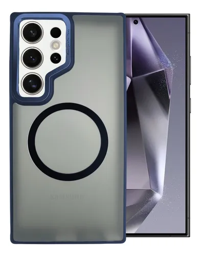 Case Rígido Carga Inalámbrica Compatible Samsung S24 Ultra