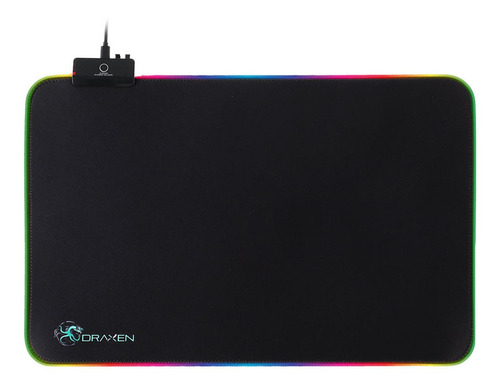 Mousepad Gamer Dn41 300x450x4mm Preto Rgb Mode Draxen