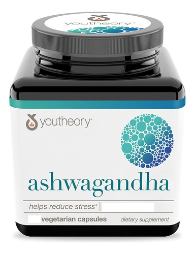 Youtheory Ashwagandha 1000mg. 180 Cápsulas