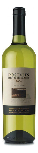 Vino Postales Del Fin Del Mundo Roble Chardonnay X750cc