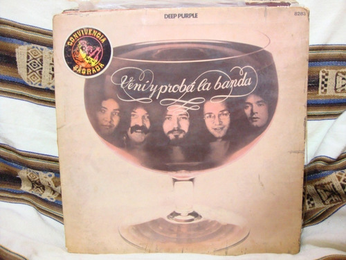 Vinilo Deep Purple Veni Y Proba La Banda + Insert Bi1