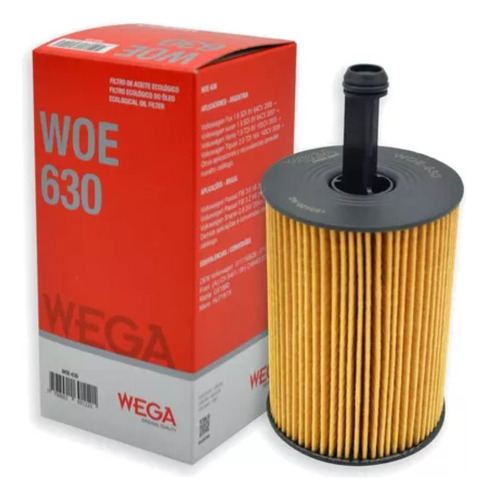 Filtro Oleo Passat 3.6 V6 24v Fsi Cc Cc R 2007 A 2010 Woe630