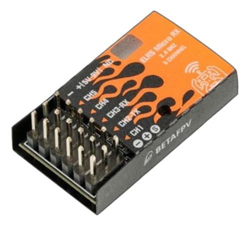 Receptor Betafpv 2.4ghz Rx Pwm Elrs 5 Canais / Radiomaster