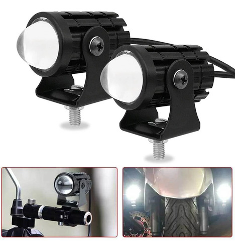 X2 Neblineros Led Para Motos,foco Delanteros Moto Repuestos