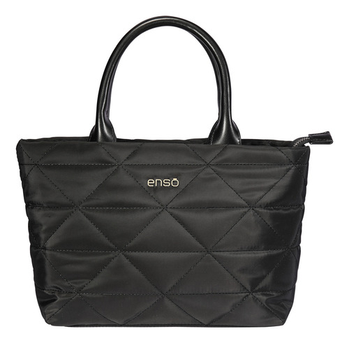 Bolsa Tote Para Mujer Enso Eb513ttb Color Negro