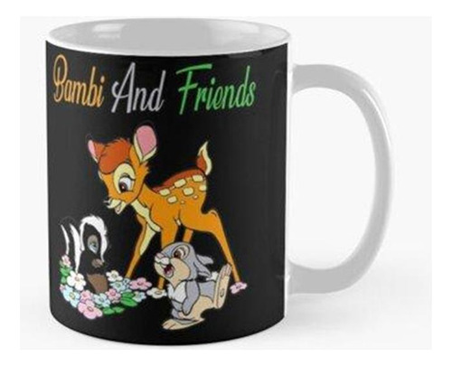 Taza X4 Bambi Y Sus Amigos Serie De Aventuras Amigos Del Bos