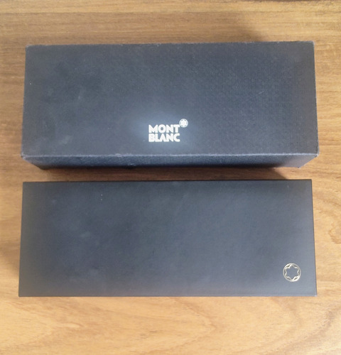 Lapicera Montblanc Meisterstück P 116 Mozart Platino En Caja Negro Negro (Usado)