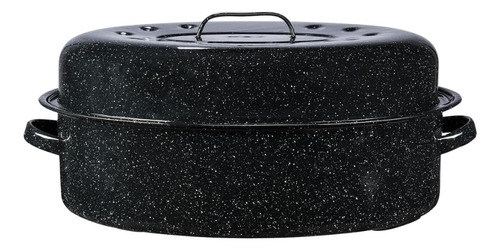 Granite Ware Tostador Ovalado De 19 Pulgadas Con Diseño De T