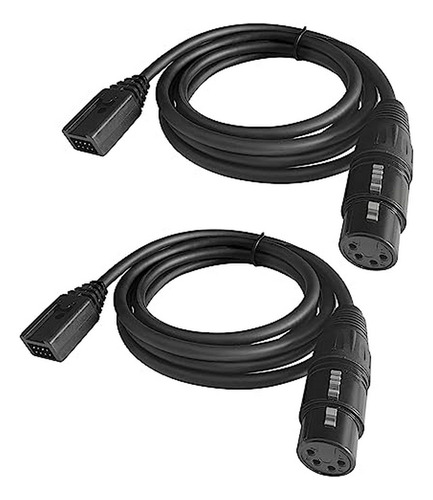 Cable Intercambiable Para Clear-com Con Conector Xlr (2 Unid
