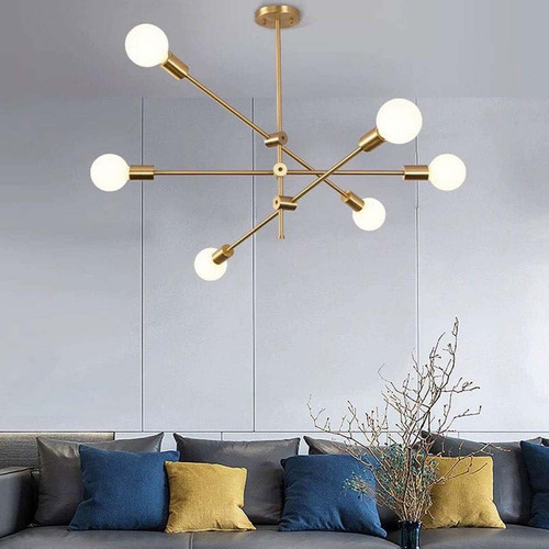 Lustre Pendente Sputnik Ipanema Moderno Articulável Sala