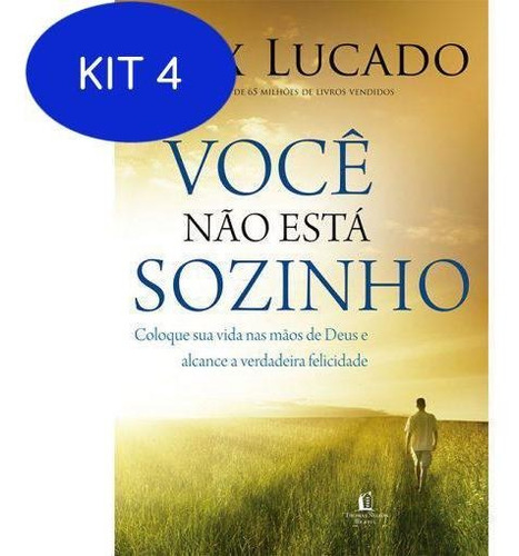 Kit 4 Livro Você Não Está Sozinho