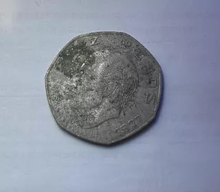 Moneda $10 Pesos Mexicanos Año 1977