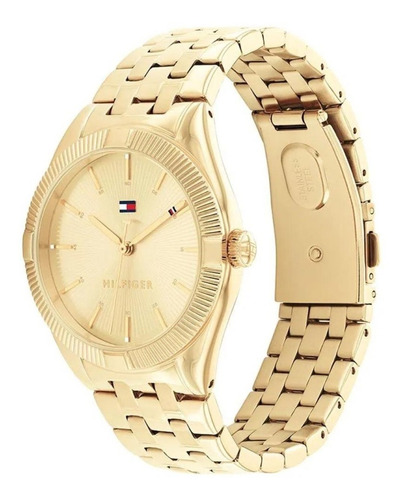 Reloj Tommy Hilfiger Para Mujer De Acero Dorado 1782550 Ss