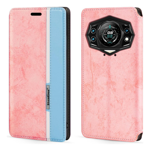 Shantime Carcasa Cuero Multicolor Case Para Doogee S98