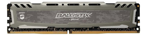Memoria RAM Ballistix Sport gamer color gray 16GB 1 Crucial BLS16G4D26BFSB