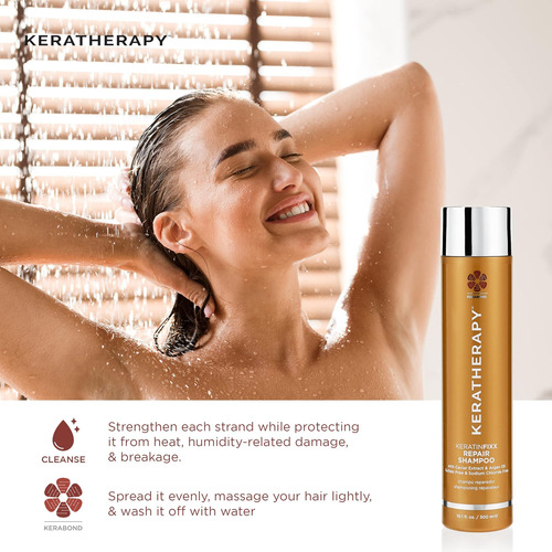 Keratherapy Shampoo Reparador Keratinfixx Com Infusão De Que