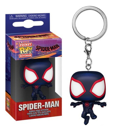 Llavero Funko Pop Keychain Spiderman Across Spiderver Marvel