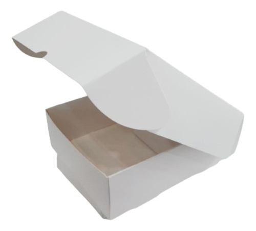 Caja Premium Blanca 12x16x05 - Tapa Rebatible Pack X 100 Un.