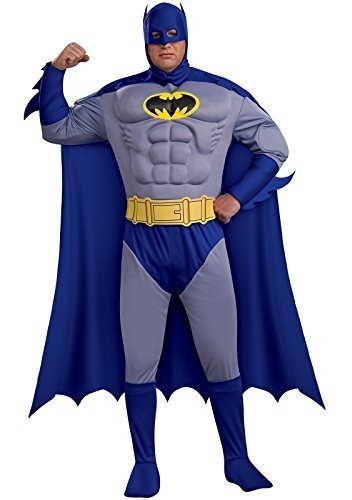 Disfraz Para Hombre Pecho Musculoso Batman Deluxe Talla Gran