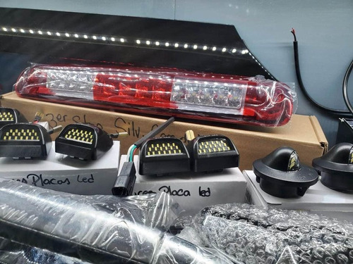 Luces Led Para Placa Silverado Tercer Stop Chevrolet 