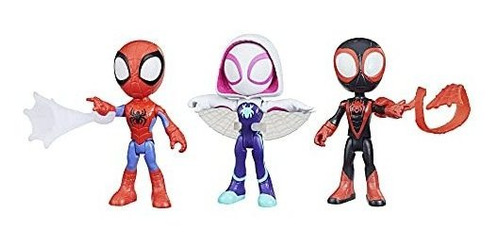 Marvel Spidey And His Amazing Friends - Paquete De 3 Figuras