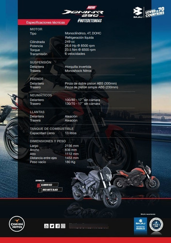 Imagen 17 de 23 de Bajaj Dominar 250 - Concesionario Oficial - Bonetto Motos