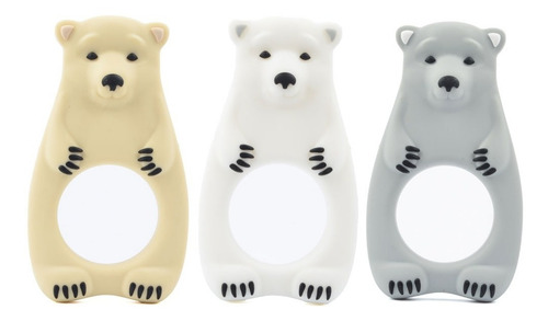 Imagen 4 de 7 de Mordedera De Dentición Para Bebé Osito Polar