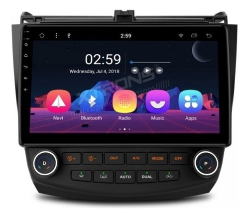 Android 4k Honda Accord 2003-2007 Gps Wifi Touch Radio Usb