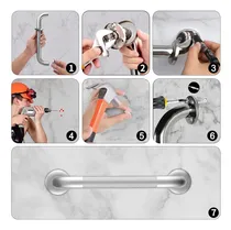 Comprar Paquete De 2 Barras De Agarre De 18 Pulgadas Para Bañeras Y