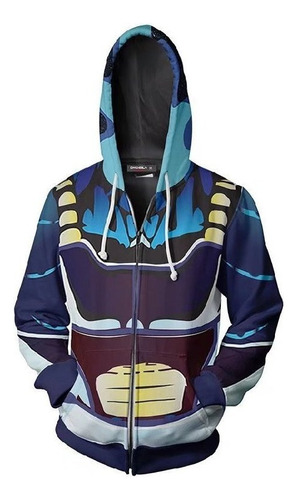 Traje De Vegeta Iv Anime Dragon Ball Sudadera De Moda