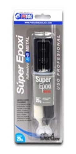 Super Epoxi Adhesivo Metal 25g