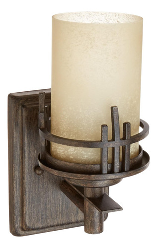 Aplique De Pared Designers Fountain Wm Mission Ridge, Caoba