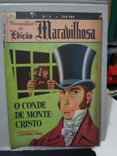 Gibi Edição Maravilhosa Nº 3 O Conde De Monte Cristo 1967