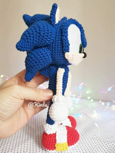Patrón Amigurumi Crochet De Sonic En Castellano