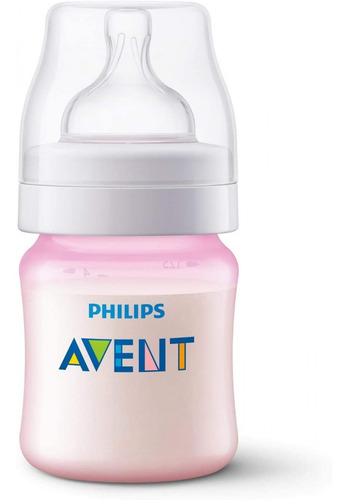 Imagem 2 de 3 de Mamadeira Anti-colic Rosa 125ml