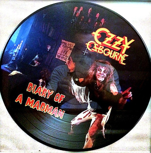 Vinilo Ozzy Osbourne Diary Of A Madman Picture Nuevo Sellado