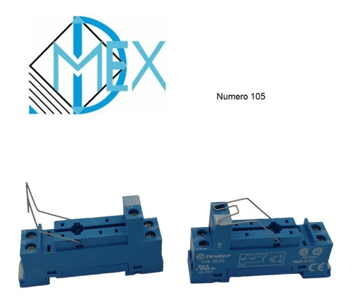 Base Para Relevador 40.31 , Base Finder Type 95.63 10a 250v