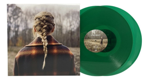 Taylor Swift Evermore / Green Lp Vinyl Nuevo Sellado